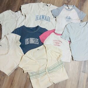 Baby Tee Bundle of 8 (XS,S,M)